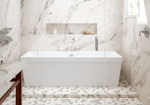 Bathtub surroundings | Gunn Flooring Company